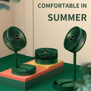 Factory Wholesale Usb Rechargeable Portable Telescopic Fans Folding Floor Standing Wireless Design Promotional Gift Box Car - Product Image 2