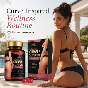 Créez des Courbes Naturelles pour Femmes, Nourrit la Beauté de l'Intérieur, Renforce la Confiance, Formule à Base de Plantes, Gummies pour Soutenir les Courbes Féminines - Product Image 1