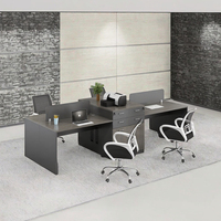 Mobilier de bureau modulaire de bureau de poste de travail personnalisé avec cloison moderne pour cabine de bureau et configuration de poste de travail