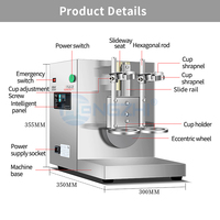 Machine à secouer le thé au lait et les bubble teas HENGZHI de qualité commerciale, électrique, à double tête, en acier inoxydable 304, capacité 1,5 L, automatique