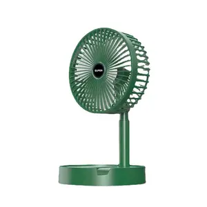 Ventilateur pliable de dessin animé, mini ventilateur USB muet pour bureau d'enfants, dortoir d'étudiants, banque d'alimentation