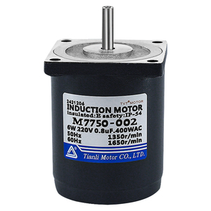 Động Cơ Tvt 750W 120Mm Tốc Độ Điều Khiển Duy Nhất Giai Đoạn AC Phanh Gearmotor Cảm Ứng Phanh Động Cơ Với Hộp Số M7750-002 - Product Image 1