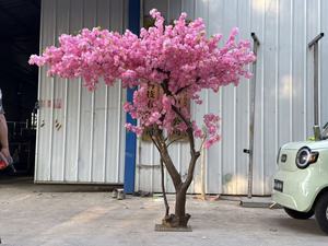 ต้นซากุระประดิษฐ์ตกแต่ง ดอกซากุระสีชมพู ดอกซากุระปลอม สำหรับตกแต่งภายในและภายนอกบ้าน สำนักงาน งานปาร์ตี้ - Product Image 6