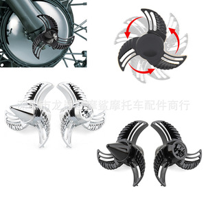 ฝาครอบเพลาหน้าพลาสติก MS ขนาด 15x15x4.5 สีดำเคลือบด้วยไฟฟ้า สำหรับตกแต่งล้อรถมอเตอร์ไซค์ฮาร์เลย์ - Product Image 4