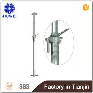 Cột thép Kính thiên văn có thể điều chỉnh cho giàn giáo thiết kế hiện đại 48 56 60 mm cực ống được sử dụng trong xây dựng mái bê tông - Product Image 2