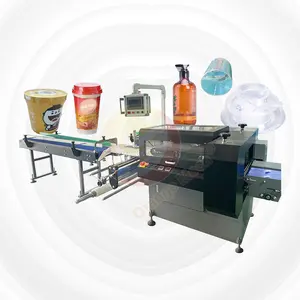 Automatic Continues Motion Wrap Chocolate Cookie Candle Contraction Package Machine for Pvc Shrink Wrapping Machine