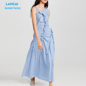 เดรสคล้องคอเซ็กซี่สำหรับผู้หญิงเดรสกระโปรงแบบไม่เสมอกันออกแบบได้ตามต้องการสำหรับฤดูร้อน - Product Image 3