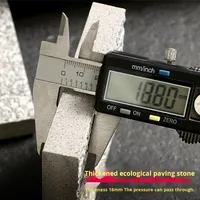 Carrelage de sol carré écologique en brique de quartz de 18mm cour extérieure pavé de pierre pour cour PC carrelage en brique