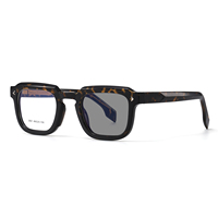 2003 Fabriqué en Chine Logo personnalisé acétate nuances polarisées hommes femmes lunettes de soleil fabricant Vintage grosses lunettes à monture carrée