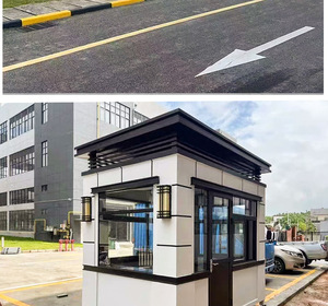 Modern Rectangle Sandwich Panel Sentry <b>Box</b> Guard House Durable Outdoor <b>Security</b> Booth - Product Image 1