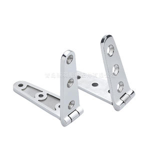 Charnière plate longue à deux trous en acier inoxydable 316, charnière symétrique pour quincaillerie marine et accessoires de yacht - Product Image 3