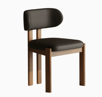 Chaise de salle à manger moderne en bois massif avec siège rembourré pour restaurant, salon, ferme, entrepôt et atelier - Fournisseur chinois