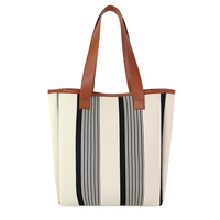 Sac fourre-tout en lin réutilisable Emballage en tissu avec logo personnalisé pour les femmes à emballer