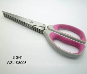 Material de acero inoxidable de 5 Hojas de hierba tijeras trituradora de <span class=keywords><strong>papel</strong></span> Tijera - Product Image 4