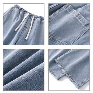 <span class=keywords><strong>Jeans</strong></span> da <span class=keywords><strong>Uomo</strong></span> in Denim Personalizzati all'Ingrosso Nuovo Stile Tendenza Street a Gamba Dritta e Vestibilità Comoda - Product Image 2