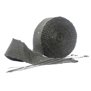 Poyracing – ruban isolant noir pour bouclier thermique de turbocompresseur, pour réparation de turbine T4 GT40 GT42 GT55 GT67 T66 - Product Image 2