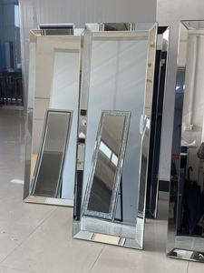 <span class=keywords><strong>Specchio</strong></span> <span class=keywords><strong>da</strong></span> <span class=keywords><strong>Terra</strong></span> Moderno Grande Personalizzabile in Colore e Dimensioni con Design Artistico in Cristallo Diamantato - Product Image 5