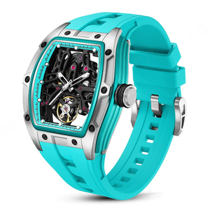 Chance samouraï japonais montres mécaniques JC-9-198G-1 Tourbillon montre-bracelet automatique boîtier en acier de luxe creux Antique affaires - Product Image 1