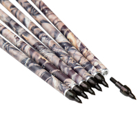 Flèche en carbone pur de 15 à 22 pouces pour tir à l'arc, flèches de carabine à poulies, flèche en carbone pur pour la chasse à la carabine à poulies