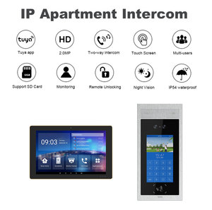 Caméra de <span class=keywords><strong>surveillance</strong></span> à domicile, 10 pouces, wi-fi, sonnette vidéo, écran IPS tactile, pour porte de villa, livraison gratuite - Product Image 2