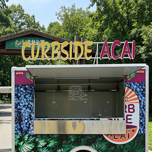 DOT Custom Built BBQ Food With Complete Smoker Setup For Charcoal Grill Hot Dog Commercial Street <b>Concession</b> <b>Trailer</b> - Product Image 1