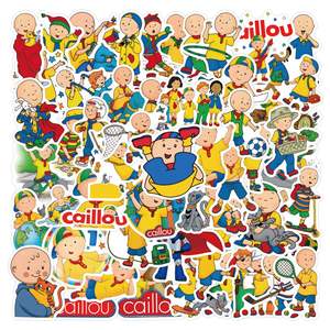 55PCS Autocollant <span class=keywords><strong>Caillou</strong></span> d'animation d'illumination célèbre - Product Image 1