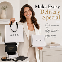 Boîtes d'emballage en carton personnalisées, design mat, portables, avec logo brillant UV, coffrets cadeaux avec votre propre logo