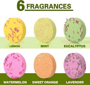 Factory Wholesale Custom Private Label Gift <b>Set</b> <b>Essential</b> <b>Oils</b> Bathroom Supplies Organic Vegan Shower Bombs - Product Image 3