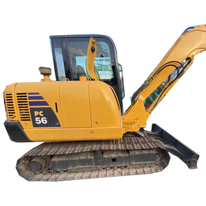 Original Paint Used Komatsu PC56 Mini Excavator Stable Quality For Long Term Working - Product Image 2