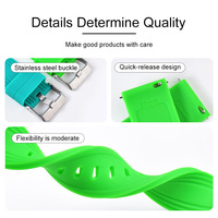 Bracelets de montre en silicone sport de luxe personnalisés, fabriqués en Chine, souples, imperméables, respirants, 20 mm, 22 mm, avec logo personnalisé