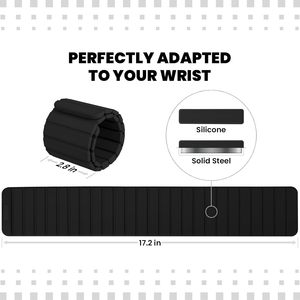 2lb kháng đào tạo có thể điều chỉnh thanh sắt từ mắt cá chân cổ tay Trọng lượng ban nhạc Cuff tập thể dục trọng lượng mắt cá chân cổ tay - Product Image 4