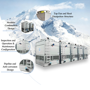 Yüksek Verimli Ters Akışlı Isı Dağıtımı Kararlı Soğutma ve Isı Değişim Ekipmanları Modüler Soğutma Kulesi - Product Image 2