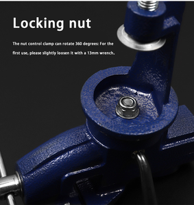 60mm Quick <b>Clamp</b> Vise 360 Degree Rotatable Multi-Function Industrial Vise for <b>Tables</b> Benches Stationary Swivel Options Available - Product Image 3