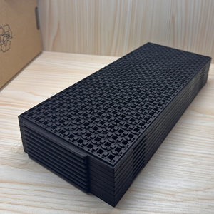 ถาดชิปไอซีทนความร้อนสูง ESD สำหรับผลิตภัณฑ์เพื่อความปลอดภัย ถาดชิ้นส่วนอิเล็กทรอนิกส์พลาสติกพร้อมกระบวนการผลิตแบบพลาสติกขึ้นรูป - Product Image 4