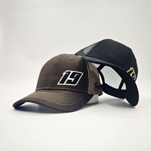 Casquette de sport en tissu éponge imperméable avec logo personnalisé brodé en 3D, casquette ajustée à visière incurvée - Product Image 3