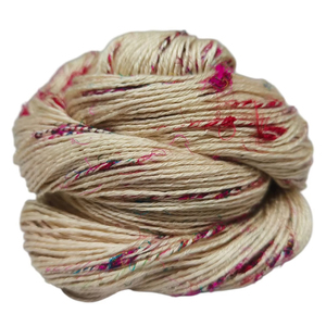 Maharaja 210nm Indian Hand Spun <b>Silk</b> Stock Textile Soft Red White Embroidery Weaving Knitting Capet Yarn 100% <b>Silk</b> Product Dyed - Product Image 1