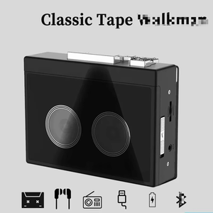 เครื่องเล่นเทปคาสเซ็ตคลาสสิคสีดำ รุ่น Factory พร้อมบลูทูธ 5.0 แปลงเทปเป็น MP3 ฟังก์ชั่น Reverse อัตโนมัติ วิทยุ FM พกพาสะดวก ใช้ได้ทั้งที่บ้านและในรถยนต์ - Product Image 3