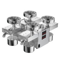 Machine de pressage à froid et à chaud automatique pour huile de sésame, d'arachide, d'olive et de soja à usage commercial et domestique / Expulseur d'huile 25 kg/h