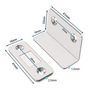 Cerradura Magnética para Puerta Corredera de Gabinete Metálico SSR, Adhesivo Fuerte, Diseño Moderno, Fácil Instalación, para Cocina, Sala de Estar, Baño - Product Image 2