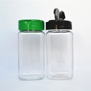 Strumenti per <span class=keywords><strong>erbe</strong></span> e spezie in plastica vuoti rotondi da 270ml-bottiglia per saliera con condimento al pepe - Product Image 6