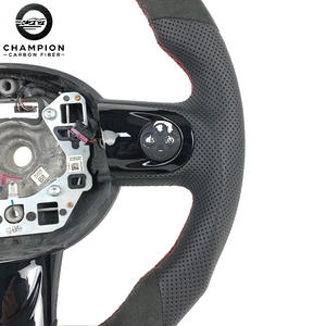 Volante de fibra de carbono de cuero deportivo mejorado para BMW <span class=keywords><strong>MINI</strong></span> JCW R57 R55 R56 R50 <span class=keywords><strong>F55</strong></span> F56 F57 F60 F54 2016 2017 <span class=keywords><strong>2018</strong></span> <span class=keywords><strong>2018</strong></span> - Product Image 4