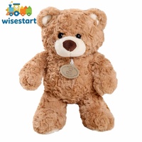 Peluche Ours Mignon, Petite Poupée Ours en Peluche en Coton PP, Logo Personnalisable, Cadeau d'Anniversaire pour Enfants