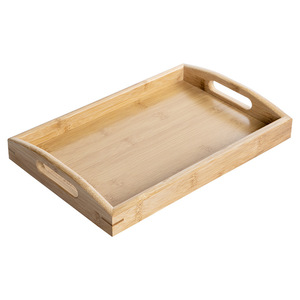 Autonomy Bamboo Serving Trays Set Of 3 With Handles For Kitchen And Living Room Use - Product Image 3