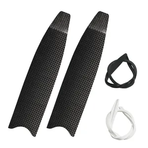 HOFI Carbon fiber long fins for freediving custom design diving swim fins wholesale freediving fins