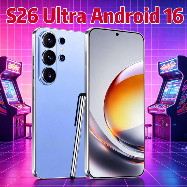 22GB+2TB S26 Ultra Android 16 7.3 inch Best Selling 5G Smartphone 2026 New Deca Core Fast Speed WIFI Smart Phones Cellphones