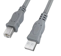 Cable de Datos USB Tipo A Macho a B Macho 2.0 Azul y Negro, Cable de Impresora USB 2.0 AM a BM para Impresora y Escáner