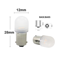 Ampoule LED BA9S 24V 110V 220V pour machine-outil CNC, signal d'avertissement, panneau de commande industriel, voyant d'état