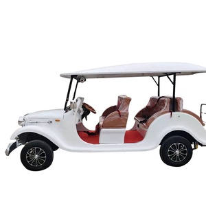 <span class=keywords><strong>Voiture</strong></span> électrique vintage classique <span class=keywords><strong>8</strong></span> <span class=keywords><strong>places</strong></span> avec phares LED et batterie au plomb-acide - Product Image 2