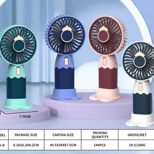 Summer Mini USB Rechargeable Water Mist <span class=keywords><strong>Fan</strong></span> Handheld Foldable Design Supply for Students English Plastic - Product Image 5