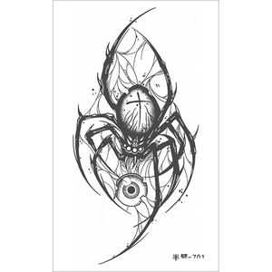 Diseños de Tatuajes Pequeños, <span class=keywords><strong>Tatuaje</strong></span> de Media Manga para Niñas, Arañas, Ciervos, Duración de 15 Días, Adhesivo de <span class=keywords><strong>Tatuaje</strong></span> Semipermanente - Product Image 6